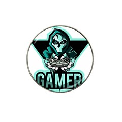 Gamer Illustration Gamer Video Game Logo Hat Clip Ball Marker by Sarkoni