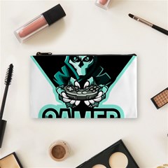 Gamer Illustration Gamer Video Game Logo Cosmetic Bag (small) by Sarkoni