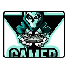 Gamer Illustration Gamer Video Game Logo Fleece Blanket (small) by Sarkoni