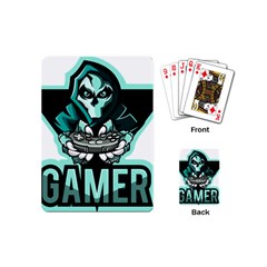 Gamer Illustration Gamer Video Game Logo Playing Cards Single Design (mini) by Sarkoni