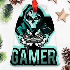 Gamer Illustration Gamer Video Game Logo Ornament (bell) by Sarkoni