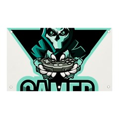 Gamer Illustration Gamer Video Game Logo Banner And Sign 5  X 3  by Sarkoni