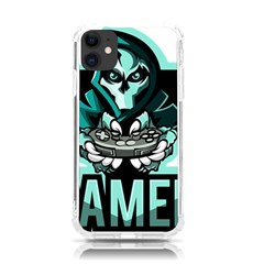 Gamer Illustration Gamer Video Game Logo Iphone 11 Tpu Uv Print Case by Sarkoni