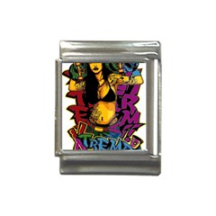 Xtreme Skateboard Graffiti Italian Charm (13mm) by Sarkoni