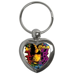 Xtreme Skateboard Graffiti Key Chain (heart) by Sarkoni