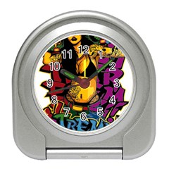 Xtreme Skateboard Graffiti Travel Alarm Clock by Sarkoni