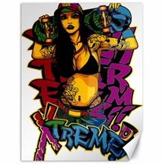 Xtreme Skateboard Graffiti Canvas 18  X 24  by Sarkoni