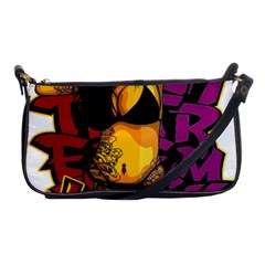 Xtreme Skateboard Graffiti Shoulder Clutch Bag by Sarkoni