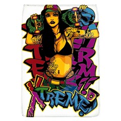 Xtreme Skateboard Graffiti Removable Flap Cover (l) by Sarkoni