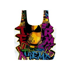 Xtreme Skateboard Graffiti Full Print Recycle Bag (s) by Sarkoni