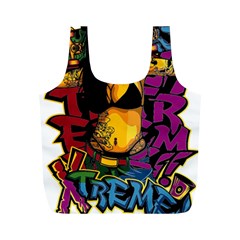 Xtreme Skateboard Graffiti Full Print Recycle Bag (m) by Sarkoni