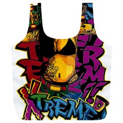 Xtreme Skateboard Graffiti Full Print Recycle Bag (xl) by Sarkoni