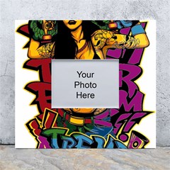 Xtreme Skateboard Graffiti White Wall Photo Frame 5  X 7  by Sarkoni