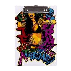 Xtreme Skateboard Graffiti A5 Acrylic Clipboard by Sarkoni