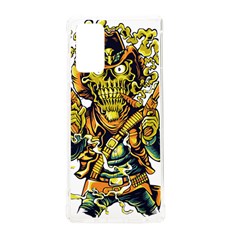 Cowboy Skeleton With Gun Illustration Samsung Galaxy Note 20 Tpu Uv Case by Sarkoni