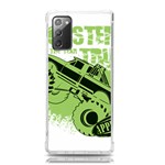 Monster Truck Illustration Green Car Samsung Galaxy Note 20 TPU UV Case Front