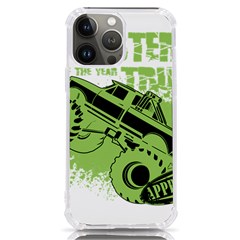 Monster Truck Illustration Green Car Iphone 13 Pro Max Tpu Uv Print Case by Sarkoni