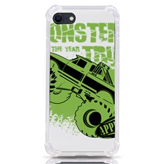 Monster Truck Illustration Green Car Iphone Se by Sarkoni