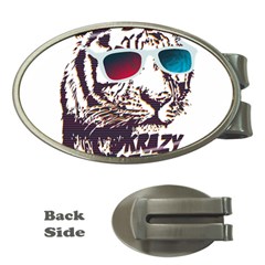 Krazy Katz 3d Tiger Roar Animal Money Clips (oval)  by Sarkoni