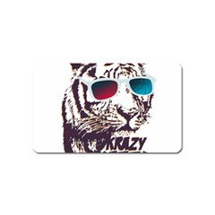 Krazy Katz 3d Tiger Roar Animal Magnet (name Card) by Sarkoni