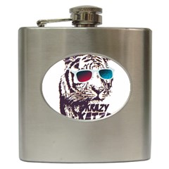 Krazy Katz 3d Tiger Roar Animal Hip Flask (6 Oz) by Sarkoni