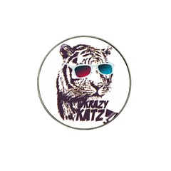 Krazy Katz 3d Tiger Roar Animal Hat Clip Ball Marker by Sarkoni