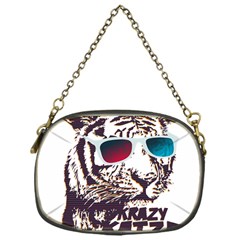 Krazy Katz 3d Tiger Roar Animal Chain Purse (one Side) by Sarkoni