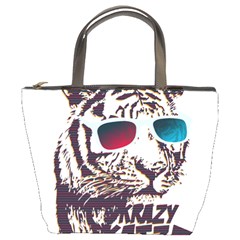 Krazy Katz 3d Tiger Roar Animal Bucket Bag by Sarkoni