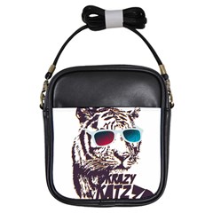 Krazy Katz 3d Tiger Roar Animal Girls Sling Bag by Sarkoni