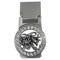 Hip Hop Music Drawing Art Graffiti Money Clips (cz)  by Sarkoni