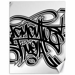 Hip Hop Music Drawing Art Graffiti Canvas 18  X 24  by Sarkoni