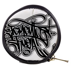 Hip Hop Music Drawing Art Graffiti Mini Makeup Bag by Sarkoni