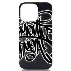 Hip Hop Music Drawing Art Graffiti Iphone 14 Pro Max Black Uv Print Case by Sarkoni