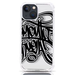 Hip Hop Music Drawing Art Graffiti Iphone 13 Mini Tpu Uv Print Case by Sarkoni