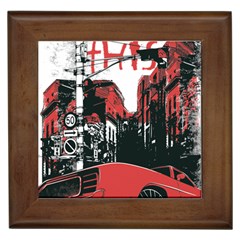 Cars City Fear This Poster Framed Tile by Sarkoni