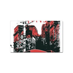 Cars City Fear This Poster Sticker (rectangular)