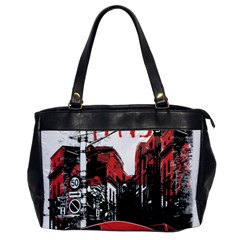 Cars City Fear This Poster Oversize Office Handbag by Sarkoni