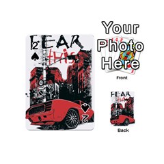 Cars City Fear This Poster Playing Cards 54 Designs (mini) by Sarkoni