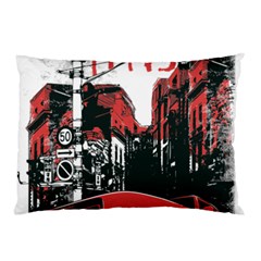 Cars City Fear This Poster Pillow Case (two Sides) by Sarkoni