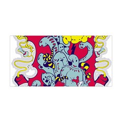 Fresh Urban Cartoon Monster Illustration Cartoon Character Text Yoga Headband by Sarkoni