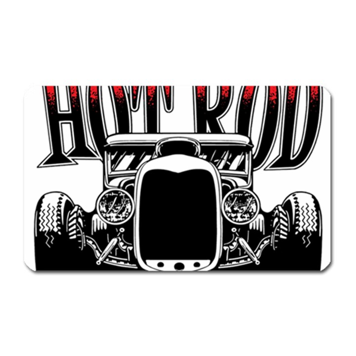 Vintage Car Hot Rod Motor Vehicle Magnet (Rectangular)