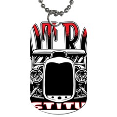 Vintage Car Hot Rod Motor Vehicle Dog Tag (Two Sides)