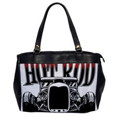 Vintage Car Hot Rod Motor Vehicle Oversize Office Handbag by Sarkoni