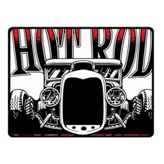 Vintage Car Hot Rod Motor Vehicle Fleece Blanket (small) by Sarkoni