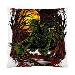 Grim Reaper Above Art  Monster Moon Letter Poster Standard Cushion Case (one Side) by Sarkoni