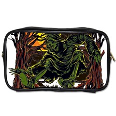 Grim Reaper Above Art  Monster Moon Letter Poster Toiletries Bag (two Sides) by Sarkoni