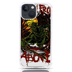 Grim Reaper Above Art  Monster Moon Letter Poster Iphone 13 Mini Tpu Uv Print Case by Sarkoni