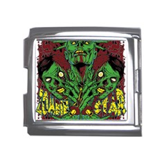 Zombie Star Monster Green Monster Mega Link Italian Charm (18mm) by Sarkoni