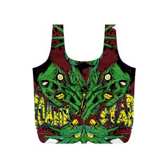 Zombie Star Monster Green Monster Full Print Recycle Bag (s) by Sarkoni