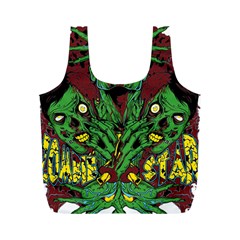 Zombie Star Monster Green Monster Full Print Recycle Bag (m) by Sarkoni